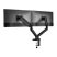 Sbox LCD-S024-2 17"-32" dönthető, forgatható asztali dual monitor tartó konzol