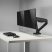 Sbox LCD-S024-2 17"-32" dönthető, forgatható asztali dual monitor tartó konzol