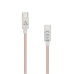 Sbox TYPE-C-1-P 1m 60W Type-C pink adat- és töltőkábel
