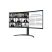 LG 34" 34WR55QK-B.AEU UWQHD VA 100Hz HDMI/DP/USB/USB-C ívelt monitor