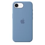 Apple MD3Q4ZM/A iPhone 16e télkék szilikon hátlap