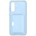 Samsung EF-OA566TLEGWW Galaxy A56 kártyatartós kék műanyag hátlap