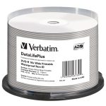  VERBATIM 43734 DVD-R 4,7GB/16x/vízálló nyomtatható felület/egyszer írható DVD 50db/csomag