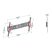 Meliconi Slimstyle Plus 600ST DW 50"-86" dönthető fali TV konzol