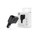   Setty SE821454 10W 2xUSB fekete szivargyújtós töltő adapter