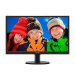   Philips 23,8" 240V5Q FHD IPS HDMI/VGA/DVI/hangszóró fekete monitor (Használt A)