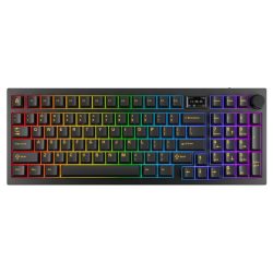 AVAX GM03 PRO 98% HUN Gasket RGB tri-mode mechanikus (Gateron piros switch) billentyűzet