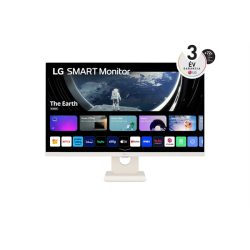 LG 27" 27SR50F-W, 1920x1080 IPS 16:9, 14ms, 2xHDMI/2xUSB/Bluetooth/AirPlay, hangszóró smart monitor (Újracsomagolt)
