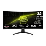   MSI 34" MAG 346CQ UWQHD VA 180Hz HDMI/DP fekete ívelt gamer monitor