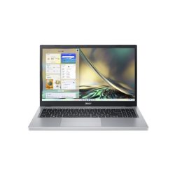 Acer Aspire A315-24P-R11R, 15.6" FHD, AMD Ryzen 3 7320U, 8GB, 512GB SSD, UMA, DOS, ezüst laptop (Újracsomagolt)