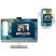 HP 23,8" EliteDisplay E243m FHD IPS VGA/HDMI/DP/USB/WEBCAM/hangszóró ezüst monitor (Használt A)