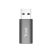 Trust 25573 Calyx 2db USB A/USB C szürke adapter