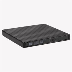 IRIS SQUARE EXTERNAL külső DVD író, USB 3.0, Read/write:CD/VCD/DVD, tálcás, DVD-RW, fekete