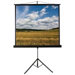   Funscreen Tripod 1:1 240cm×240cm hordozható 3 lábú állványos vetítővászon (Újszerű)