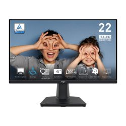MSI 21,5" Business PRO MP225V FHD 100Hz HDMI/VGA fekete monitor (Újracsomagolt)