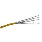   Legrand 032884 Cat6A árnyékolt (U/FTP) 4 érpár (AWG23) LSZH CCA 500m sárga fali kábel