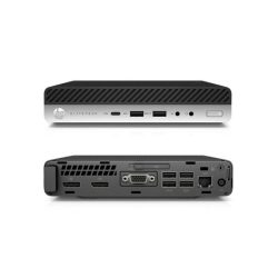 HP EliteDesk 800 G4 Micro/i5-8400T/16GB/250GB SSD/Win Pro COA/fekete asztali számítógép (Használt A+,felújított)