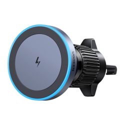 UGREEN W525 15W fekete mágneses autós telefontartó és töltő