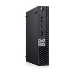 Dell OptiPlex 7060 Micro/i5-8500/16GB/512GB SSD/Win Pro COA/fekete asztali számítógép (Használt A+)