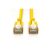 DIGITUS Cat.6A F/FTP LSZH 1m sárga slim patch kábel