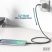 DIGITUS High Speed USB-A 2.0 Lightning fekete szilikon töltőkábel 2m