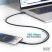 DIGITUS High Speed USB-A 2.0 Lightning fekete szilikon töltőkábel 2m