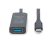 DIGITUS DA-73111 SuperSpeed Aktív USB-A 3.2 Gen1 USB type-C hosszabbító kábel 10m