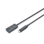   DIGITUS DA-73113 SuperSpeed Aktív USB-A 3.2 Gen2 USB type-C hosszabbító kábel 5m