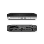   HP EliteDesk 800 G4 Micro/i5-8500/16GB/250GB SSD/Win Pro COA/fekete asztali számítógép (Használt A+,felújított)