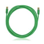 KE-Line Cat6A 10Gigabit STP Patch Kábel 1m zöld