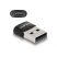 Delock 60002 USB-A 2.0 apa - USB-C anya fekete adapter (Újszerű)