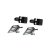 Legrand 646807 19"/1U PDU elosztósor 16A 6xC19 reteszelhető aljzat bekötőkapcsos kábel nélkül