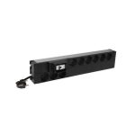   Legrand 646832 19"/2U PDU elosztósor 16A 9x 2P+F aljzat + kismegszakító 2P+F 3m csatlakozódugóval