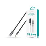   Devia ST111943 iPure Series Woven 1m AUX 3,5mm jack - Type-C fekete audio kábel