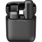   Ulanzi J11 1 mikrofon és 1 vevő usb-c csatlakozás fekete vezeték nélküli Lavalier mikrofon