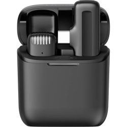 Ulanzi J11 1 mikrofon és 1 vevő usb-c csatlakozás fekete vezeték nélküli Lavalier mikrofon
