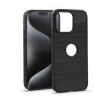   Haffner HF212017 Apple iPhone 15 Pro Max Carbon fekete szilikon tok