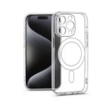   Haffner HF229138 Apple iPhone 15 Pro Clear Mag Cover kameravédős átlátszó szilikon tok