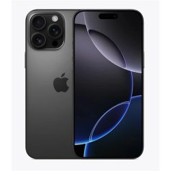 Apple iPhone 16 Pro Max 6,9" 5G 8/256GB fekete titán okostelefon (Használt A+)