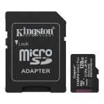   Kingston 128 SD micro Canvas Select Plus (SDXC Class 10 UHS-I U3) memória kártya adapterrel