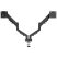 Tracer Double ArmFlex 13"-32" VESA (75x75, 100x100) Max 9 Kg fekete monitor tartó konzol Tracer Double ArmFlex 13"-32" VESA (75x75, 100x100) Max 9 Kg fekete monitor tartó konzol