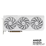   Asus AMD Radeon RX 9070 XT Prime OC White Edition 16GB GDDR6 256bit PCIe videókártya