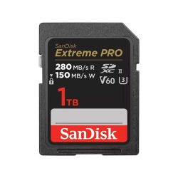 Sandisk 00215495 1TB SD Extreme Pro (SDXC V30 UHS-I U3) memóriakártya Sandisk 00215495 1TB SD Extreme Pro (SDXC V30 UHS-I U3) memóriakártya