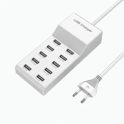 IRIS Uta-100 50W 10 portos USB töltőállomás