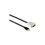 Hama 34033 HDMI-DVI/D Összekötokábel 2,0M, Com