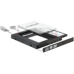   Delock 61993 Slim SATA 5.25" HDD/SSD beépítő-keret 12 mm