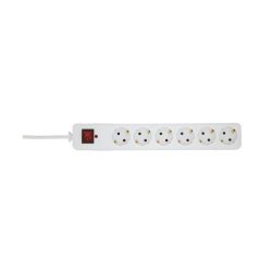 Somogyi NVT 06K/WH 6 aljzat 1,5méter 3x1,5mm2 túlfeszültség védett elosztó