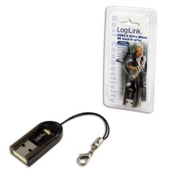 Logilink USB 2.0-ás Micro SD kártyaolvasó (Micro SDHC-hez is)