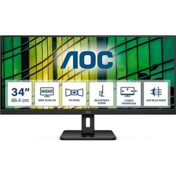 AOC U34E2M 34" VA LED monitor fekete 100Hz AOC U34E2M 34" VA LED monitor fekete 100Hz