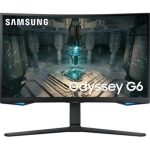   Samsung Odyssey G6 S27BG650EU 27" ívelt VA LED smart gaming monitor fekete 240Hz FreeSync Premium Pro